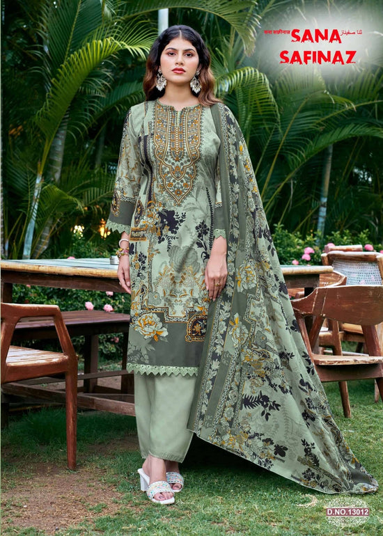 Ganesha Sana Safinaz Vol-13 Cotton Printed Pakistani Suit - Amrah Wholesale