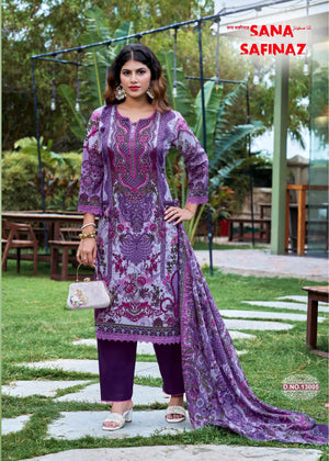 Ganesha Sana Safinaz Vol-13 Cotton Printed Pakistani Suit