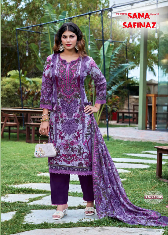 Ganesha Sana Safinaz Vol-13 Cotton Printed Pakistani Suit