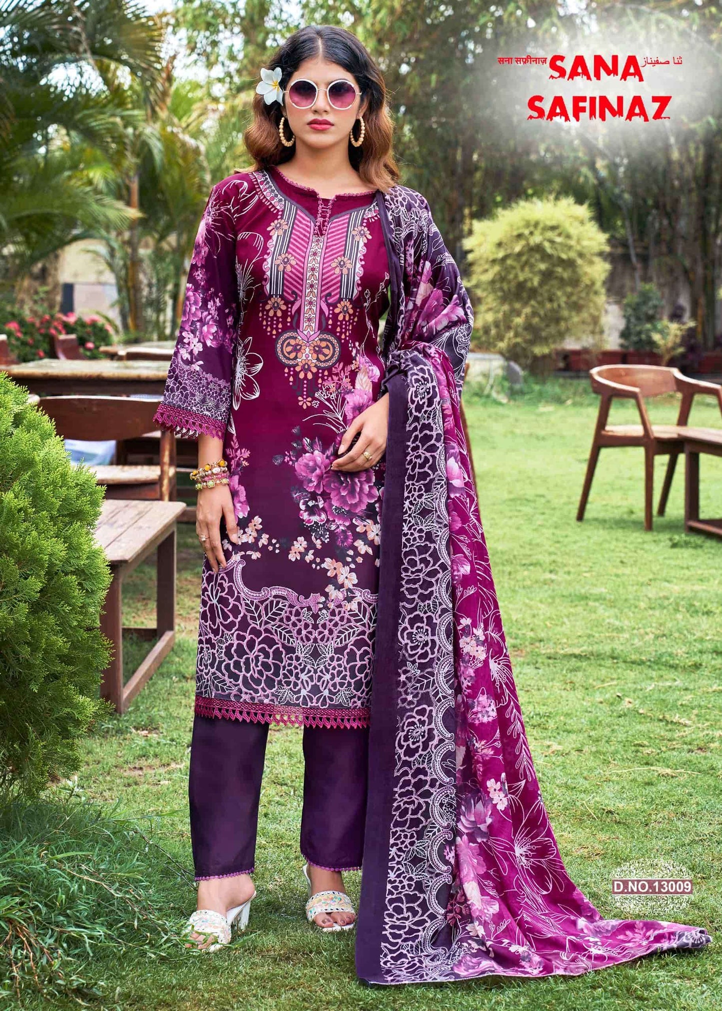 Ganesha Sana Safinaz Vol-13 Cotton Printed Pakistani Suit