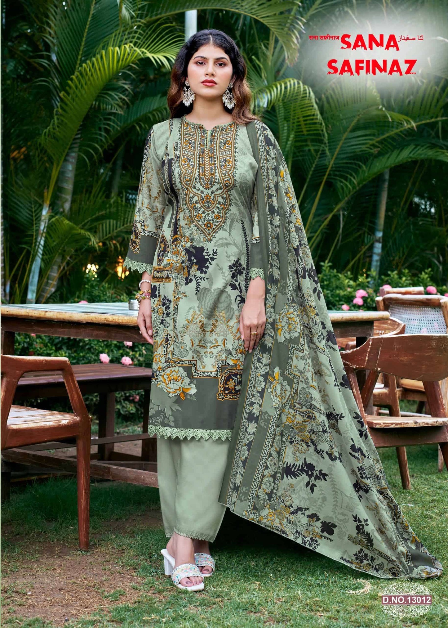 Ganesha Sana Safinaz Vol-13 Cotton Printed Pakistani Suit