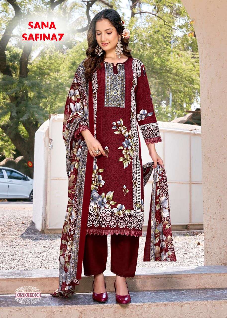 Ganesha Sana Safina Vol-11 Cotton Printed Pakistani Suit