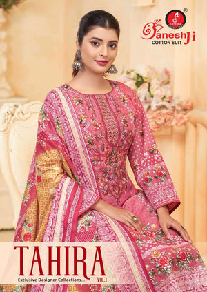Ganeshji Tahira Vol 1 Pure Cotton Dress Material Wholesale