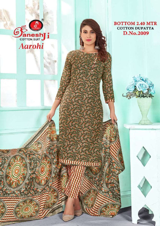 Ganeshji Aarohi Vol 2 Indo Cotton Printed Dress Material Wholesale - Amrah Wholesale