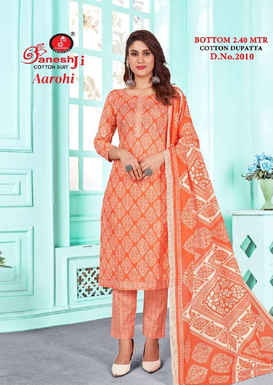 Ganeshji Aarohi Vol 2 Indo Cotton Printed Dress Material Wholesale - Amrah Wholesale