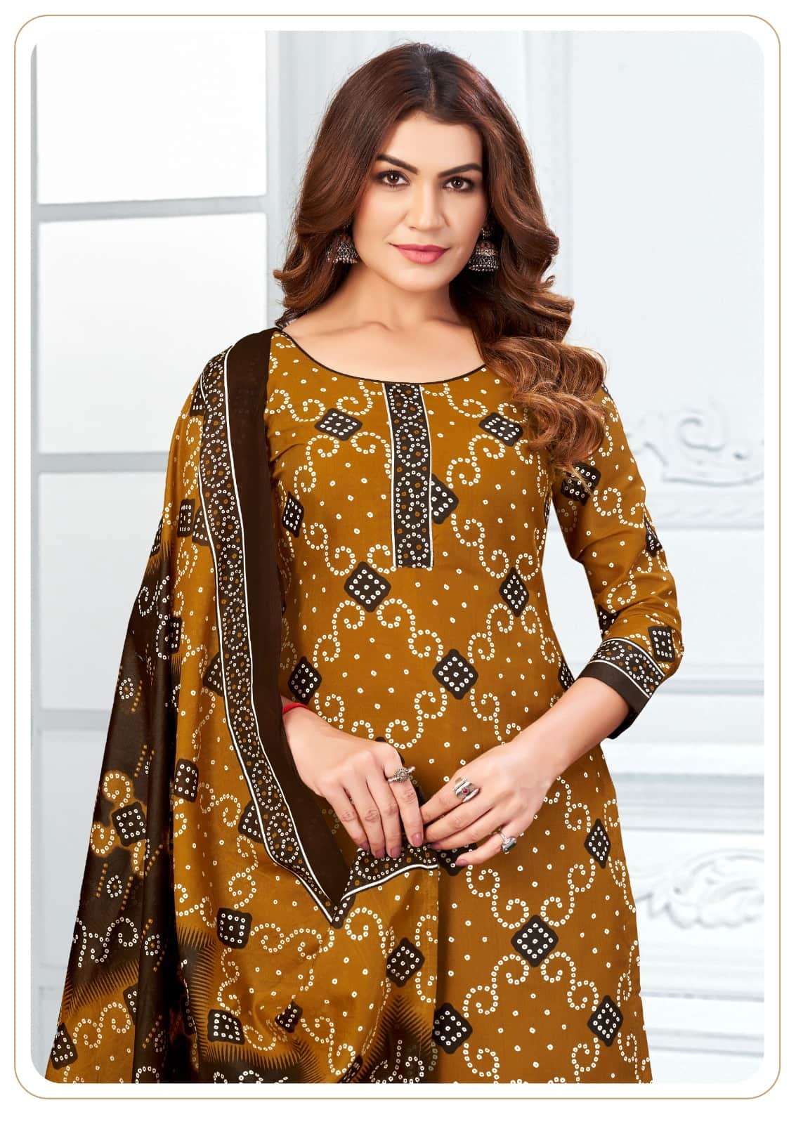 Ganeshji Bandhani Special Patiyala Vol 8 Soft Cotton Dress Material