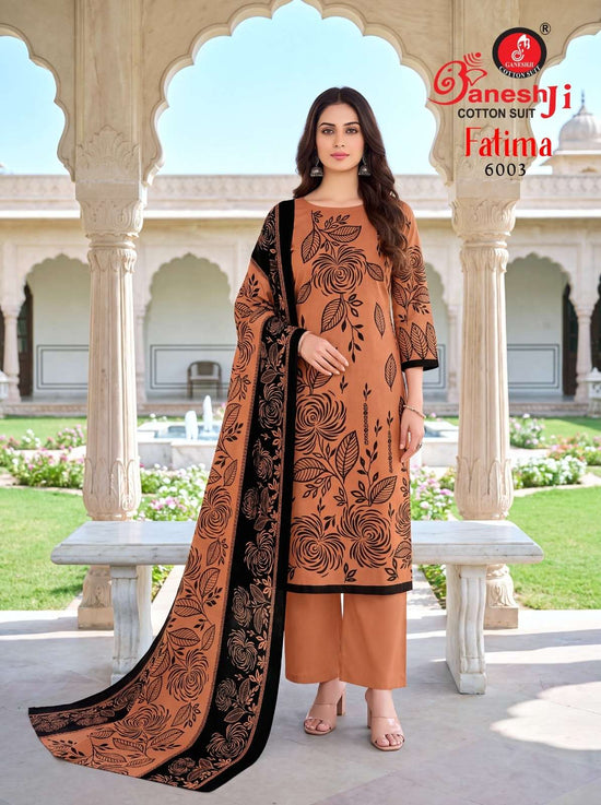 Ganeshji Fatima Vol-6 Cotton Printed Pakistani Suit