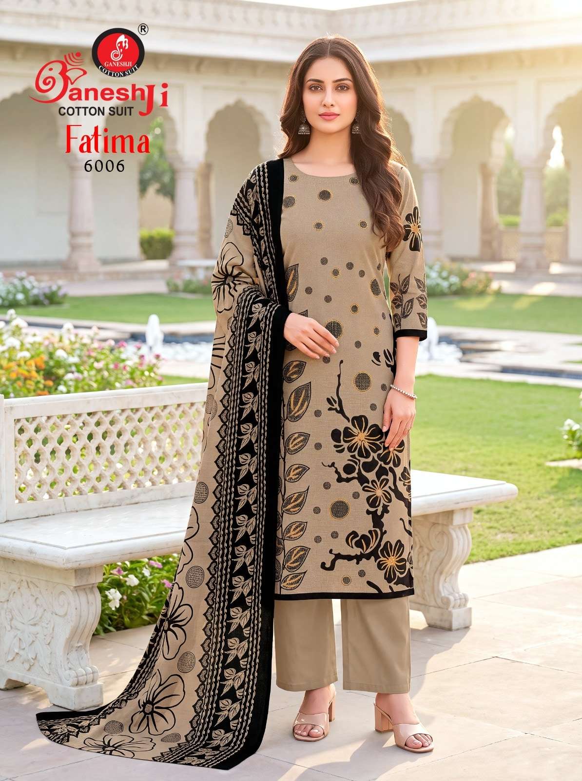 Ganeshji Fatima Vol-6 Cotton Printed Pakistani Suit