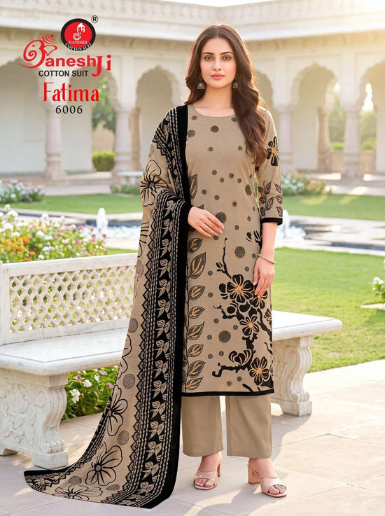 Ganeshji Fatima Vol-6 Cotton Printed Pakistani Suit