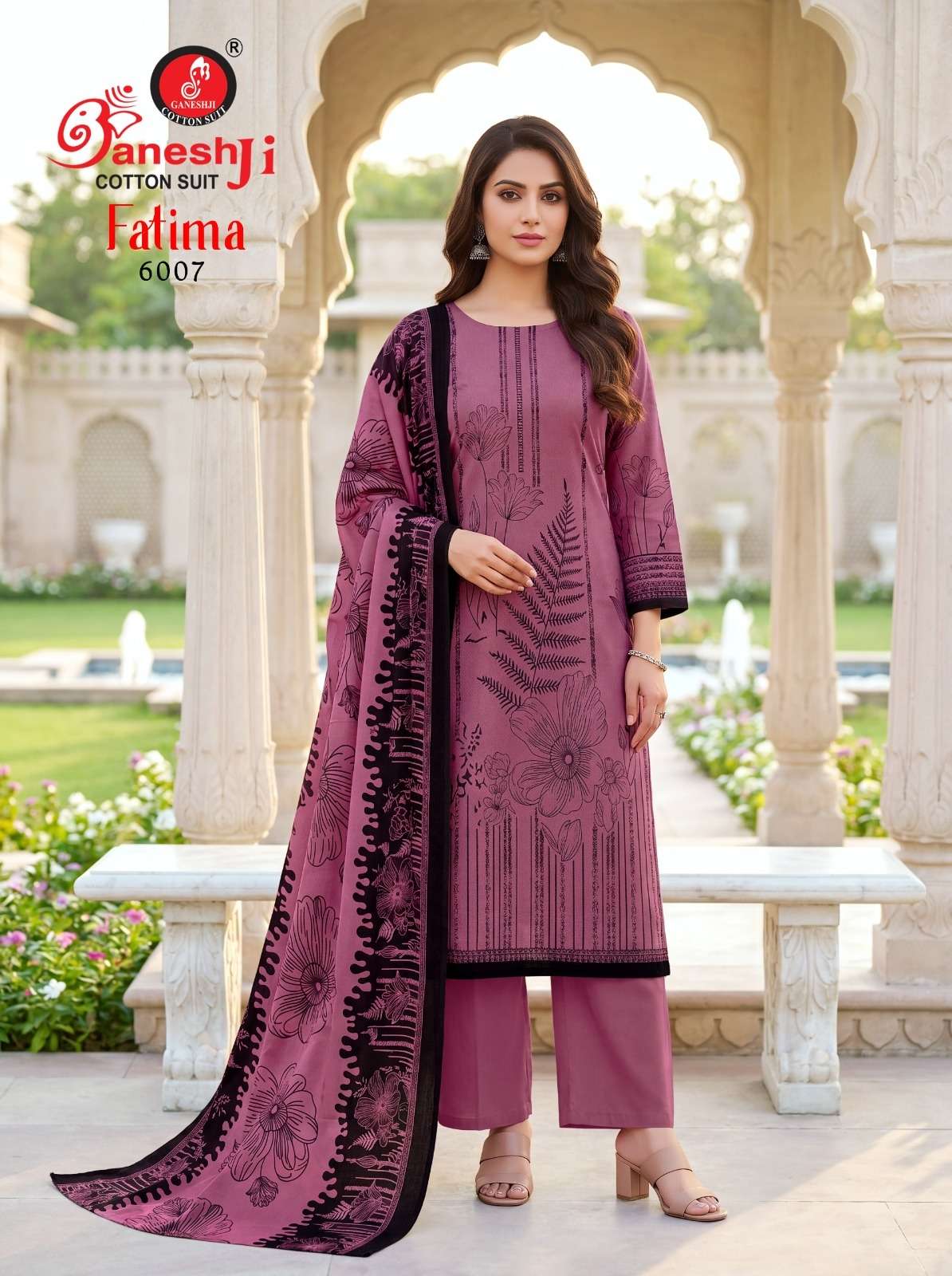 Ganeshji Fatima Vol-6 Cotton Printed Pakistani Suit