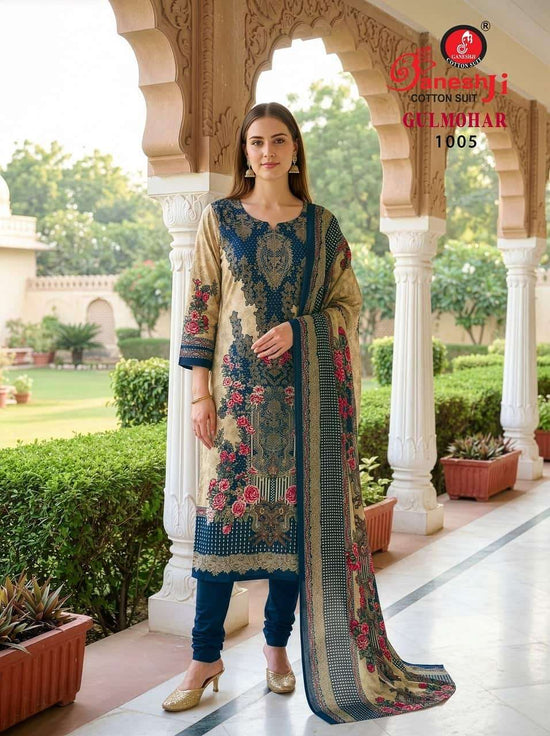 Ganeshji Gulmohar Vol 1 Rayon Pakistani Print Readymade Suit - Amrah Wholesale