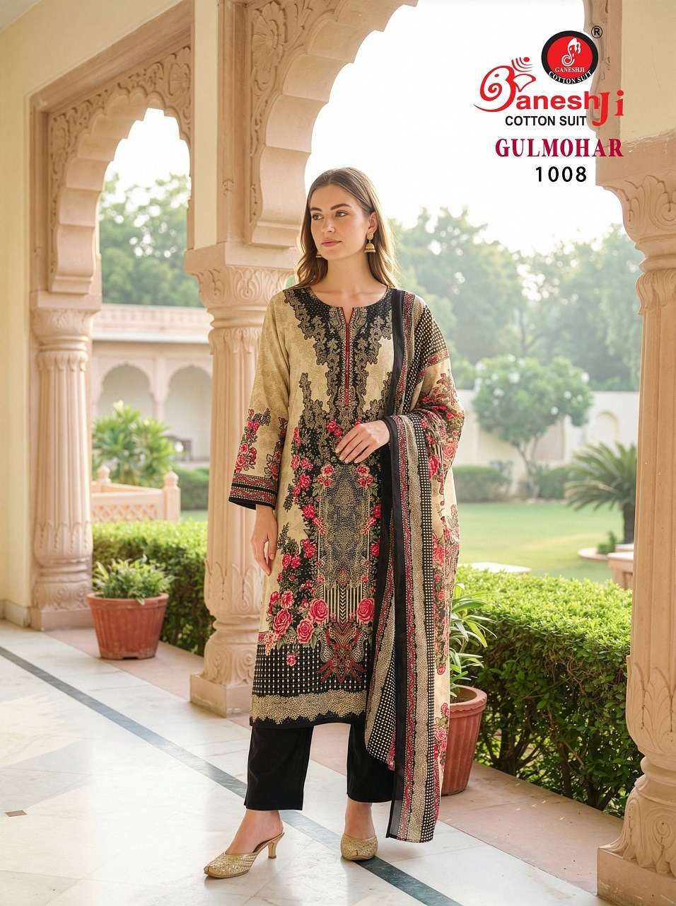 Ganeshji Gulmohar Vol 1 Rayon Pakistani Print Readymade Suit - Amrah Wholesale