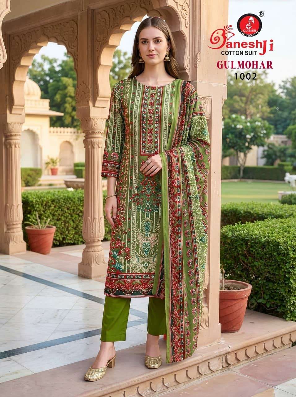 Ganeshji Gulmohar Vol 1 Rayon Pakistani Print Readymade Suit - Amrah Wholesale