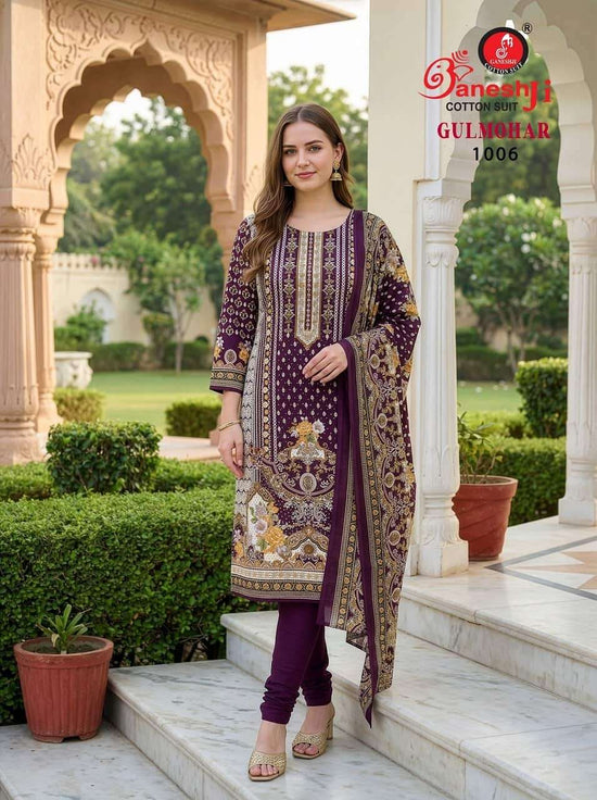 Ganeshji Gulmohar Vol 1 Rayon Pakistani Print Readymade Suit