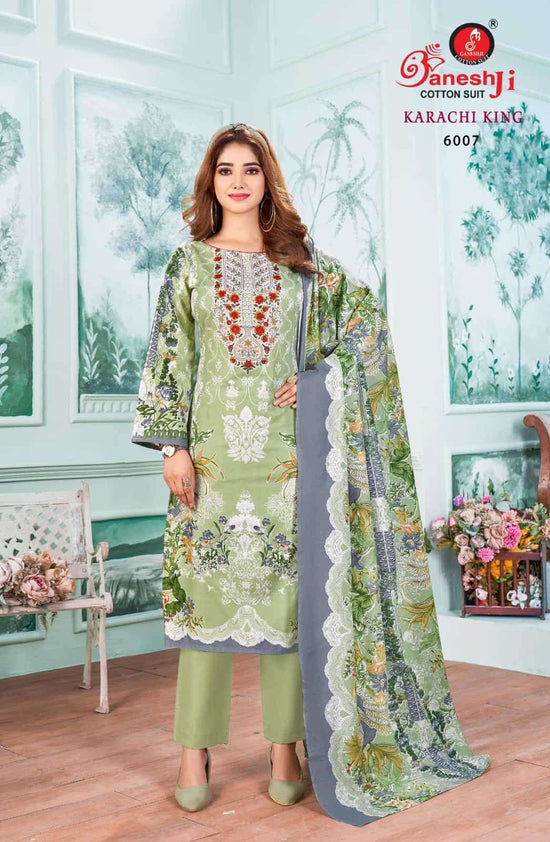 Ganeshji Karachi King Vol 6 Pure Cotton Pakistani Suit - Amrah Wholesale
