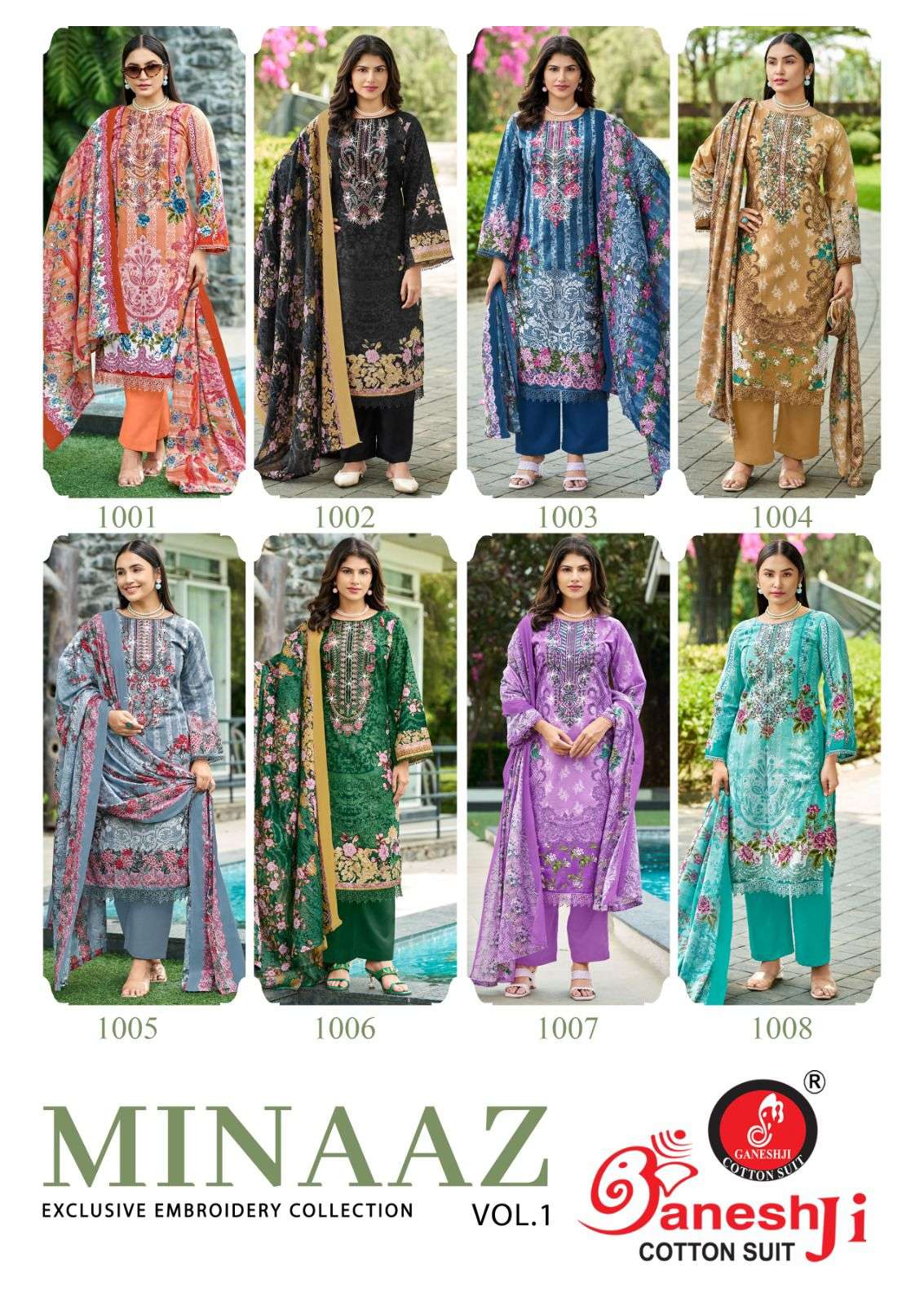 Ganeshji Minaaz Vol-1 Pakistani Suit Wholesale Catalogue