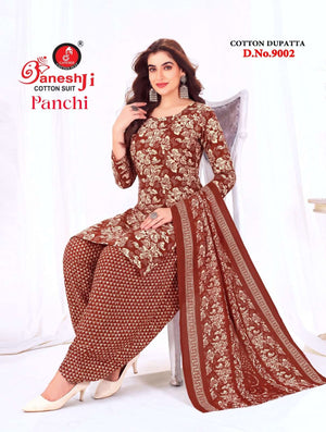 GANESHJI PANCHI VOL-9 Cotton Printed Punjabi Dress Material