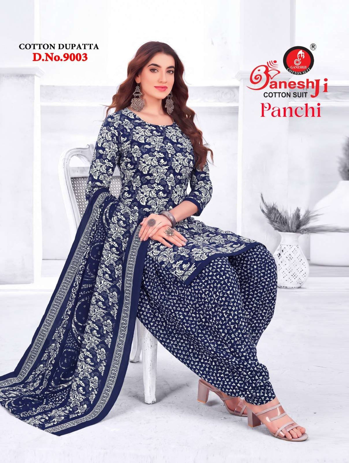 GANESHJI PANCHI VOL-9 Cotton Printed Punjabi Dress Material