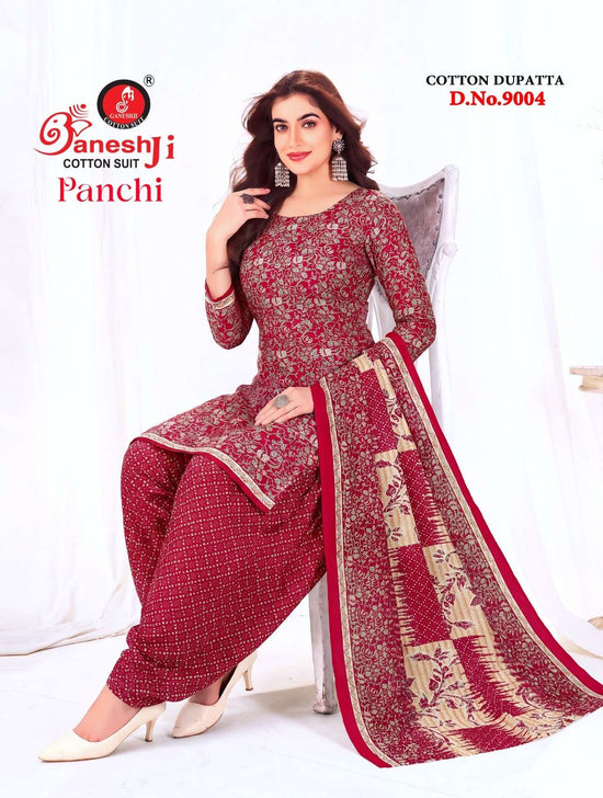 GANESHJI PANCHI VOL-9 Cotton Printed Punjabi Dress Material