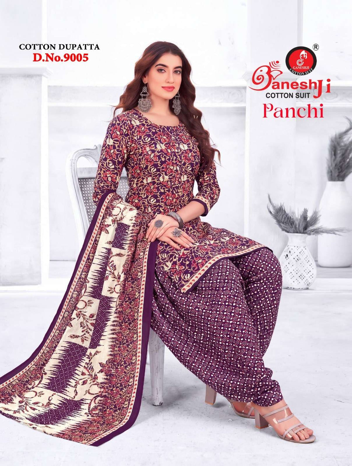 GANESHJI PANCHI VOL-9 Cotton Printed Punjabi Dress Material