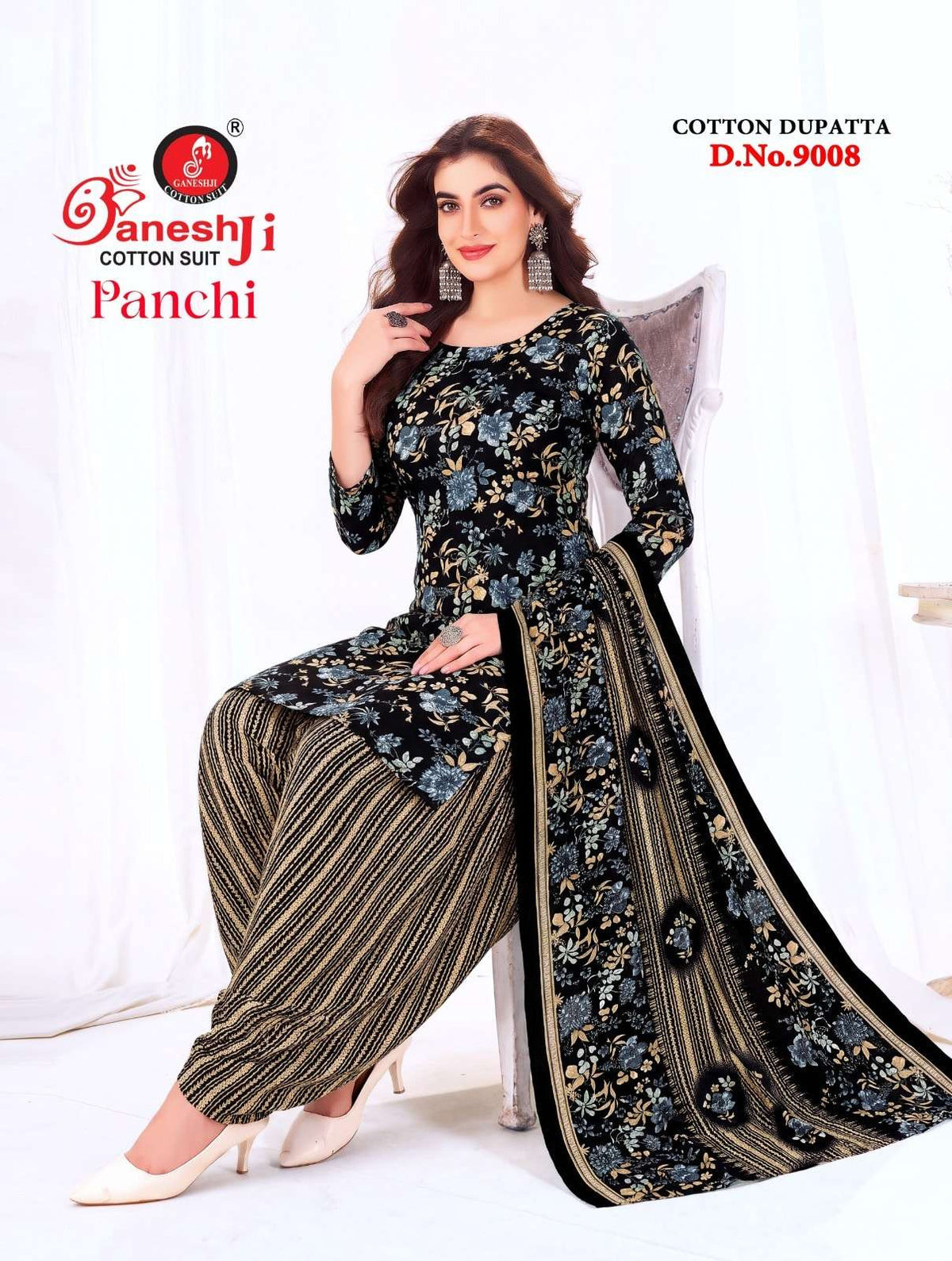 GANESHJI PANCHI VOL-9 Cotton Printed Punjabi Dress Material