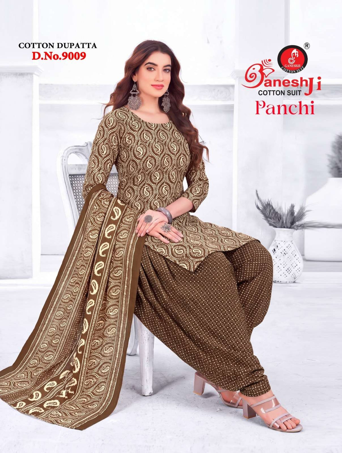 GANESHJI PANCHI VOL-9 Cotton Printed Punjabi Dress Material