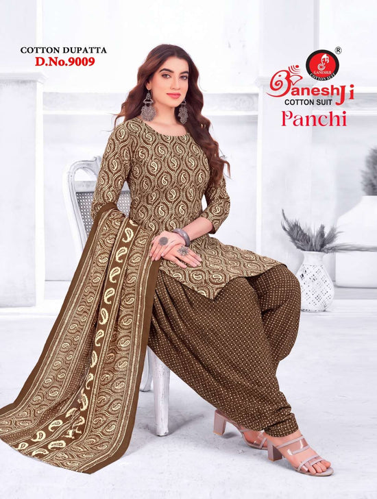 GANESHJI PANCHI VOL-9 Cotton Printed Punjabi Dress Material