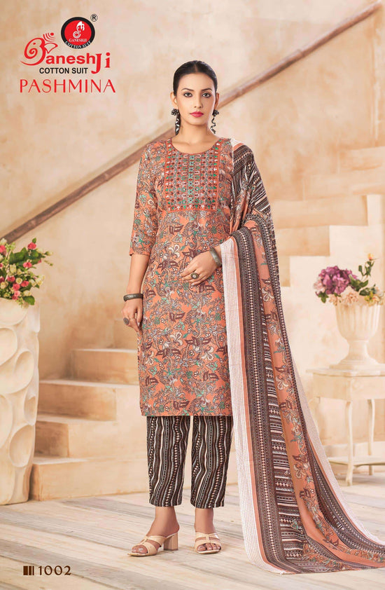 Ganeshji Pashmina Vol-1 Cotton Printed Pakistani Suit