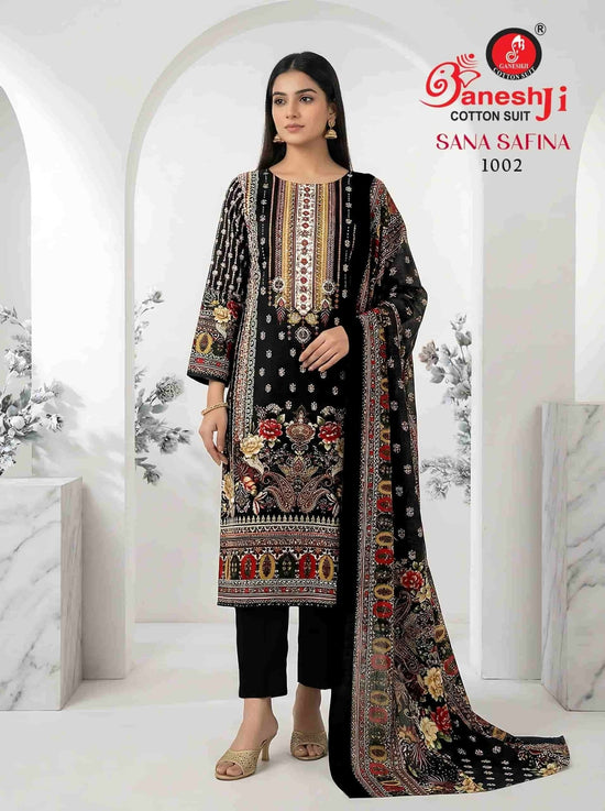 Ganeshji Sana Safina Vol 1 Pakistani Print Cotton Dress Material - Amrah Wholesale