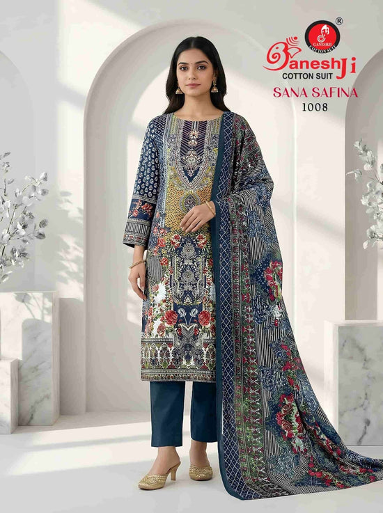 Ganeshji Sana Safina Vol 1 Pakistani Print Cotton Dress Material - Amrah Wholesale