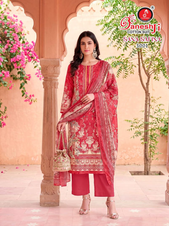 Ganeshji Sana Safina Vol 3 Soft Cotton Printed Dress Material