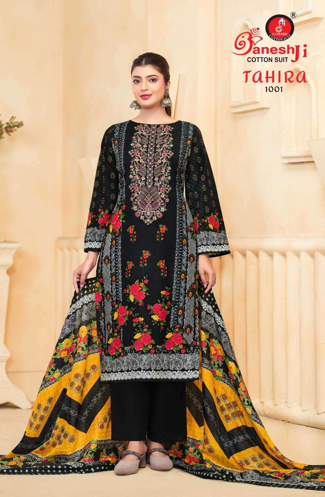 Ganeshji Tahira Vol 1 Pure Cotton Dress Material Wholesale - Amrah Wholesale