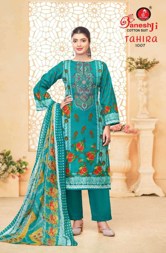 Ganeshji Tahira Vol 1 Pure Cotton Dress Material Wholesale - Amrah Wholesale