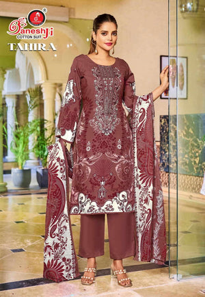 Ganeshji Tahira Vol-3 Cotton Printed Dress Material