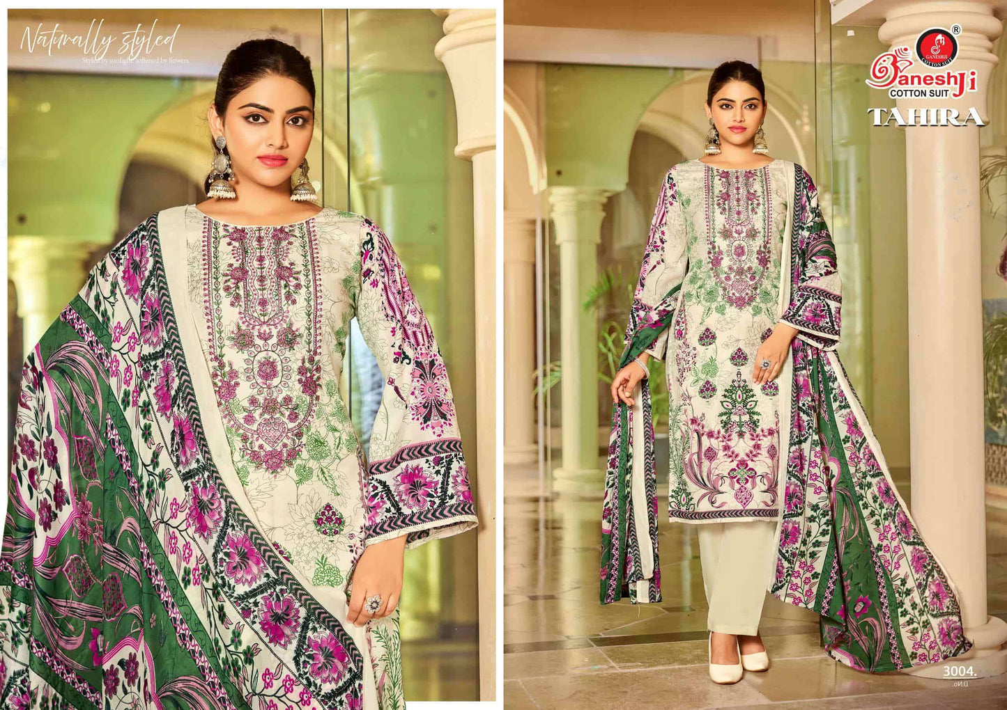 Ganeshji Tahira Vol-3 Cotton Printed Dress Material