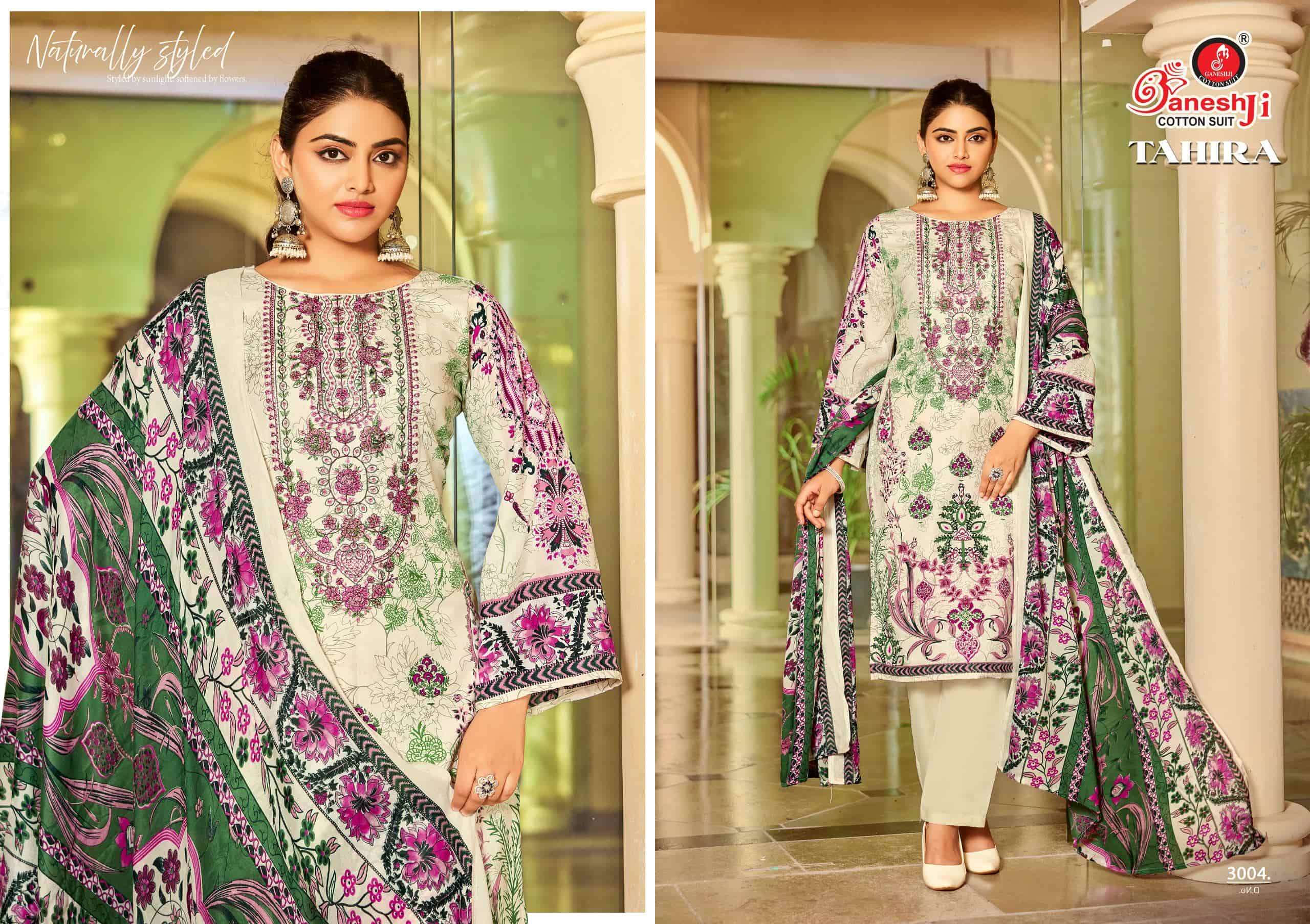 Ganeshji Tahira Vol-3 Cotton Printed Dress Material