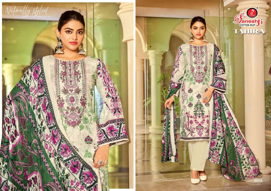 Ganeshji Tahira Vol-3 Cotton Printed Dress Material