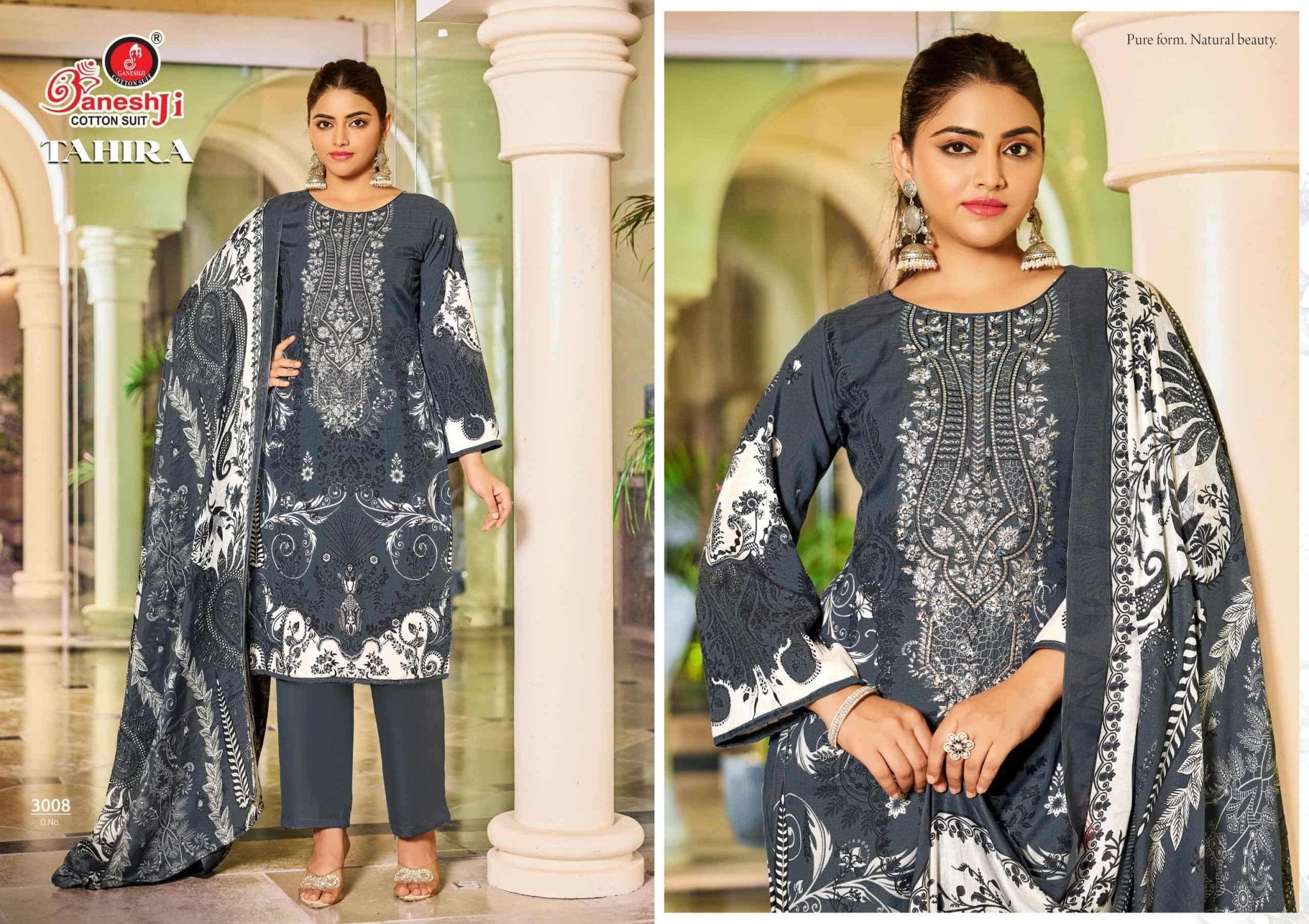 Ganeshji Tahira Vol-3 Cotton Printed Dress Material - Amrah Wholesale