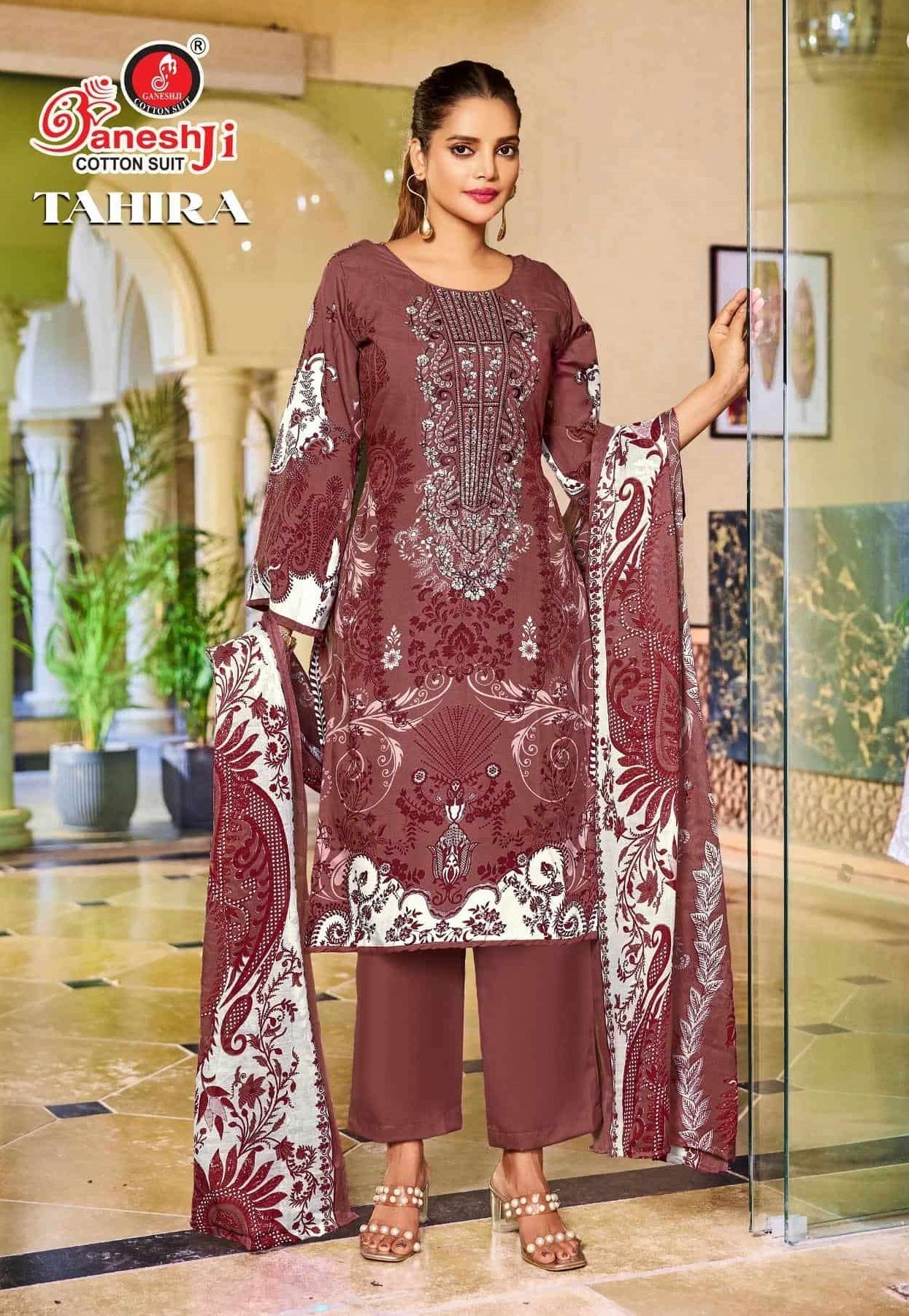 Ganeshji Tahira Vol-3 Cotton Printed Dress Material - Amrah Wholesale