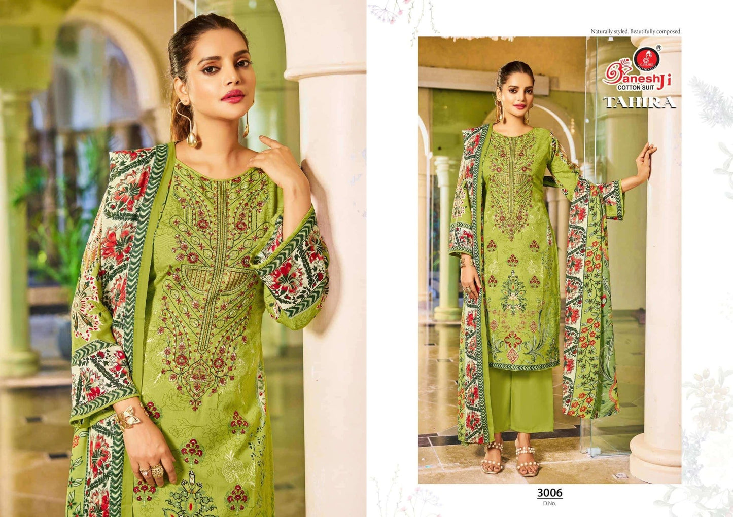 Ganeshji Tahira Vol-3 Cotton Printed Dress Material - Amrah Wholesale