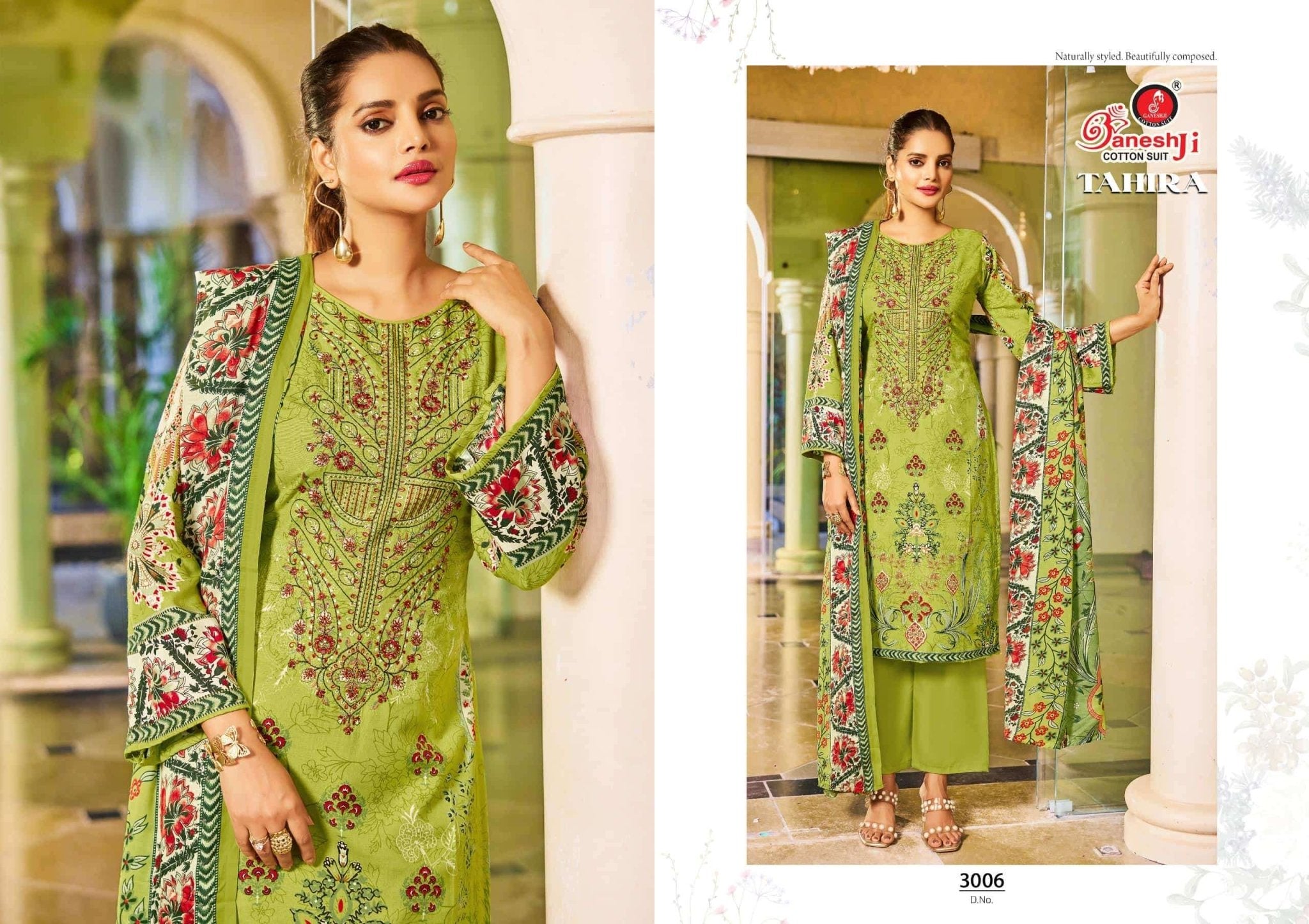 Ganeshji Tahira Vol-3 Cotton Printed Dress Material - Amrah Wholesale