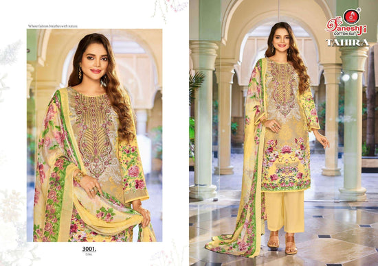 Ganeshji Tahira Vol-3 Cotton Printed Dress Material - Amrah Wholesale
