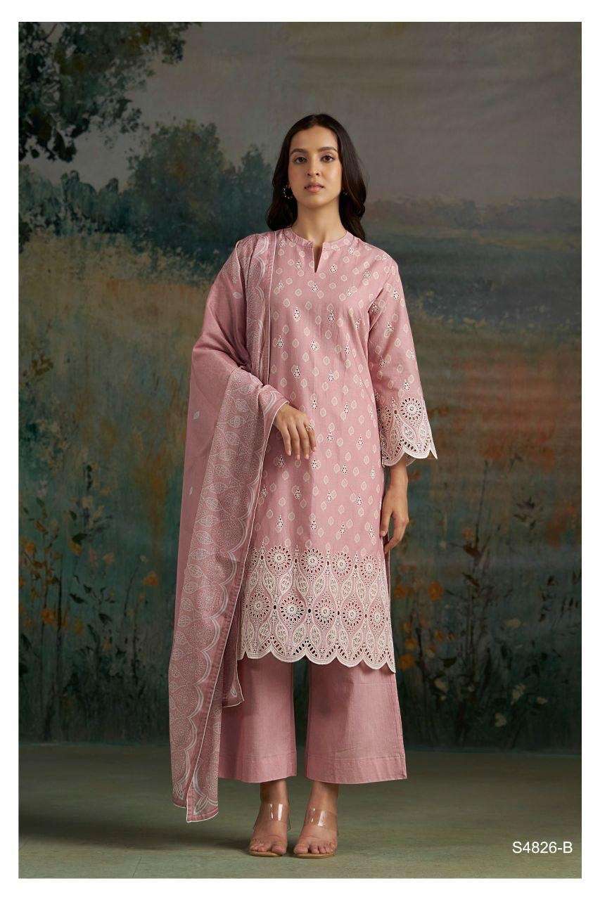 Ganga Fashion Aadita 4826 Premium Cotton Dress Material