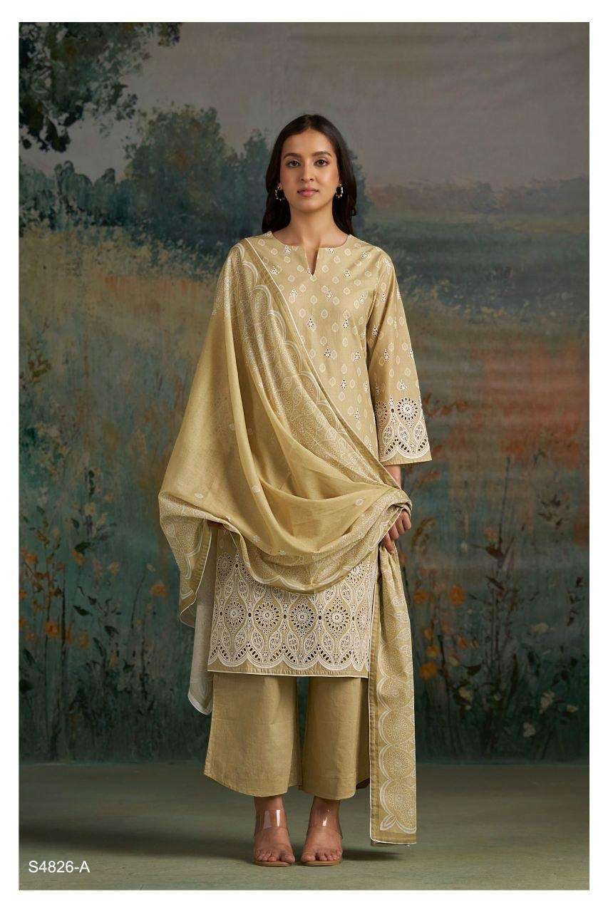 Ganga Fashion Aadita 4826 Premium Cotton Dress Material