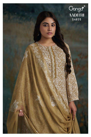 Ganga Fashion Aaditri 4835 Premium Cotton Dress Material