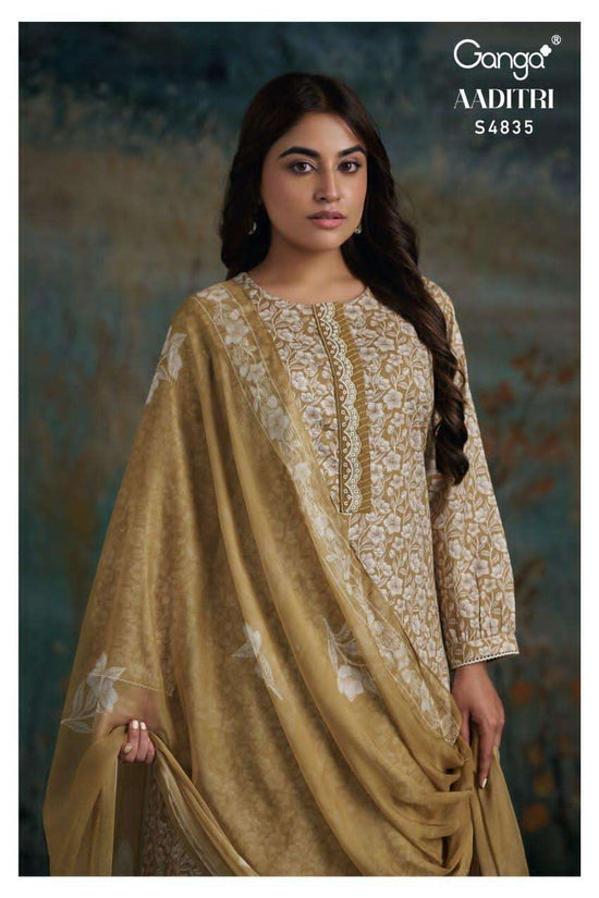 Ganga Fashion Aaditri 4835 Premium Cotton Dress Material