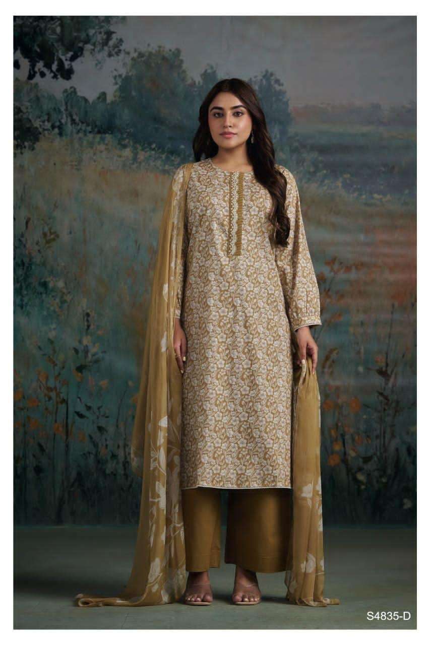 Ganga Fashion Aaditri 4835 Premium Cotton Dress Material