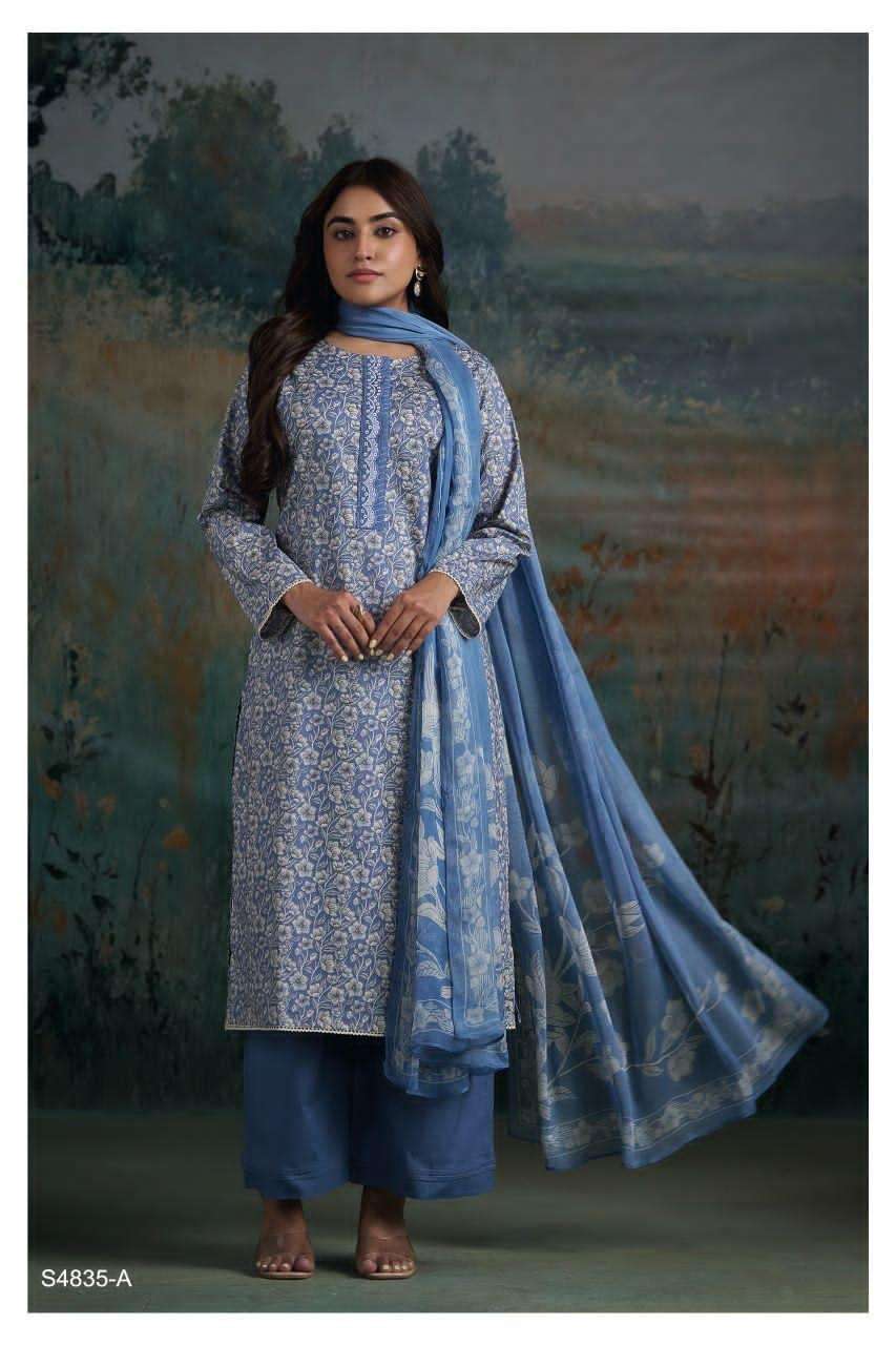 Ganga Fashion Aaditri 4835 Premium Cotton Dress Material