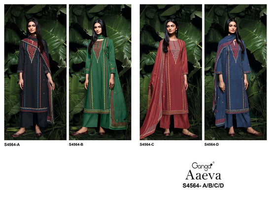 Ganga Fashion Aaeva 4564 - Amrah Wholesale