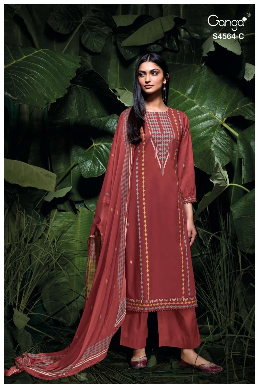 Ganga Fashion Aaeva 4564 - Amrah Wholesale